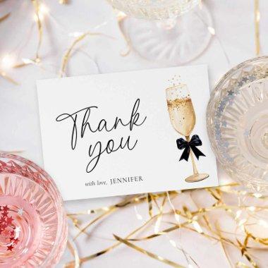Elegant Gold Champagne  Thank You