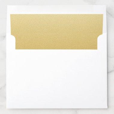 Elegant Gold Envelope Liner