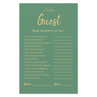 Elegant Gold Green Tropical  Game