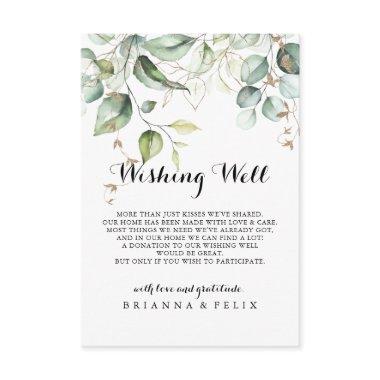 Elegant Gold Greenery Wedding Wishing Well Enclosure