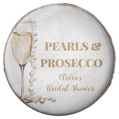 Elegant Gold Pearls and Prosecco  Chocolate Covered Oreo