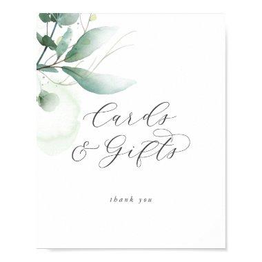 Elegant Greenery  and Gifts Poster