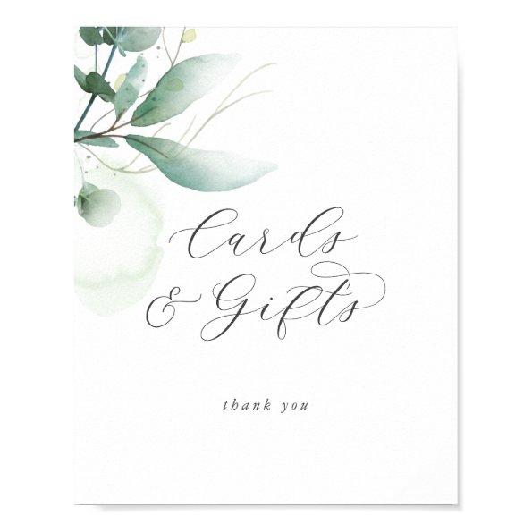 Elegant Greenery  and Gifts Poster