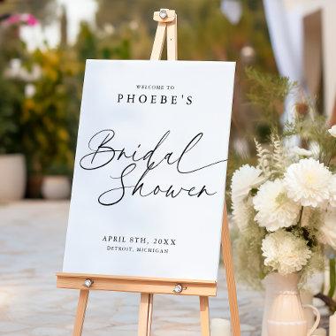 Elegant Handwritten Script  Welcome Foam Board