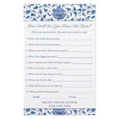 Elegant How Well Do You Know The Bride Shower Game