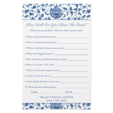 Elegant How Well Do You Know The Bride Shower Game