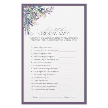Elegant Lavender Floral  Game