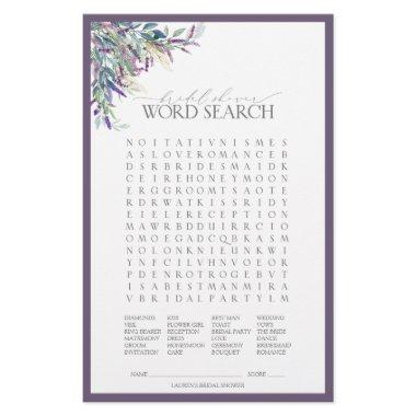 Elegant Lavender Floral  Game