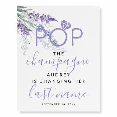 Elegant Lavender Pop  Foam Board