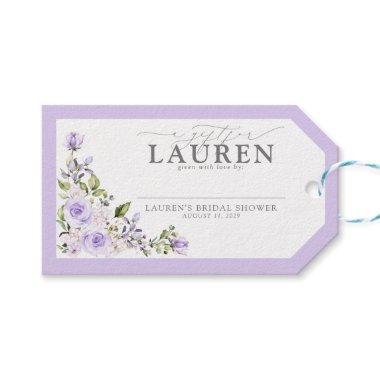 Elegant Lilac Lavender  No Wrap Gift Tags