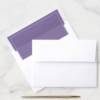 Elegant Lilac Lavender Classic Envelope Liner