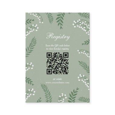 Elegant Lily of the Valley  Registry Enclosure