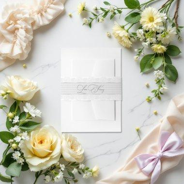 Elegant Love Fancy Lace   Belly Band