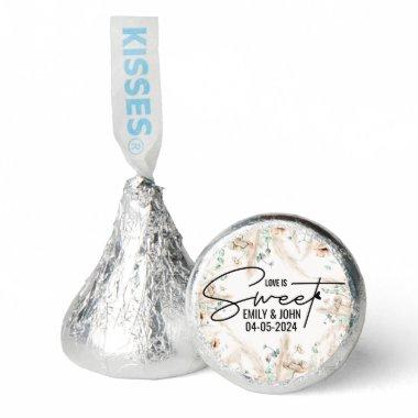 Elegant Love Is Sweet boho desert floral Hershey®'s Kisses®