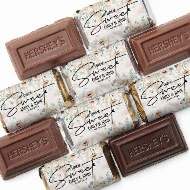 Elegant Love Is Sweet boho desert floral Hershey's Miniatures