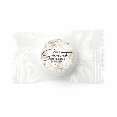 Elegant Love Is Sweet boho desert floral Life Saver® Mints