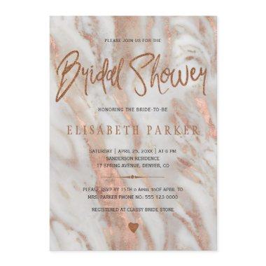 Elegant luxury marble rose gold