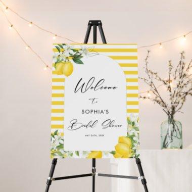 Elegant Main Squeeze Bridal Shower Welcome Sign
