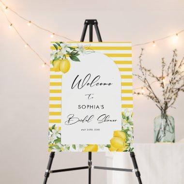 Elegant Main Squeeze Bridal Shower Welcome Sign