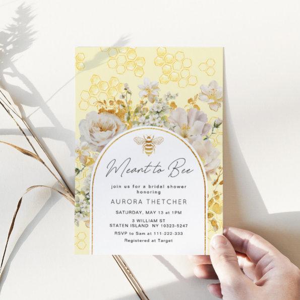 Elegant meant to bee bridal shower Invitations