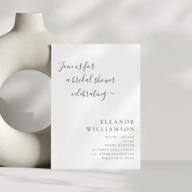 Elegant Minimal Black White Script