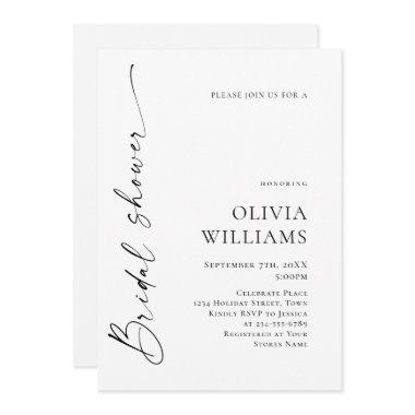 Elegant Minimalist Calligraphy