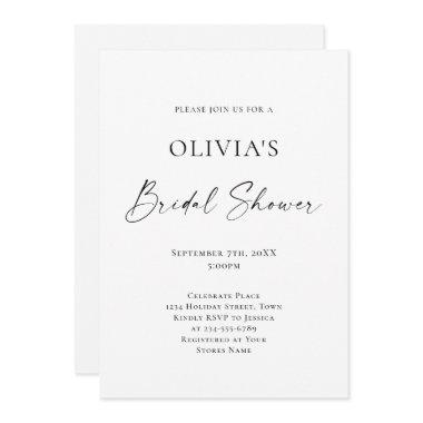 Elegant Minimalist Calligraphy