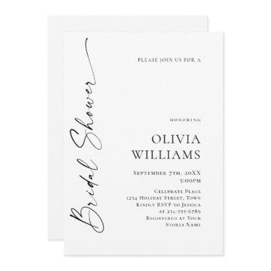 Elegant Minimalist Calligraphy
