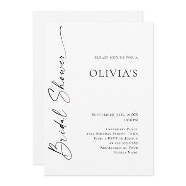 Elegant Minimalist Calligraphy