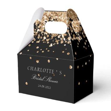 Elegant Modern Glitter Bridal Shower Geschenkscha Favor Boxes