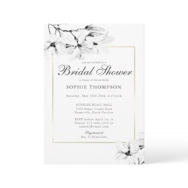 Elegant Modern Gold Classy Magnolia
