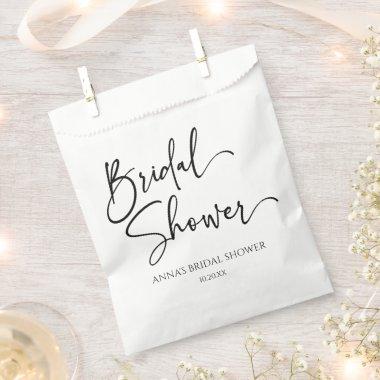 Elegant Modern Minimalist  Favor Bag