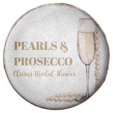 Elegant Modern Pearls and Prosecco  Chocolate Covered Oreo