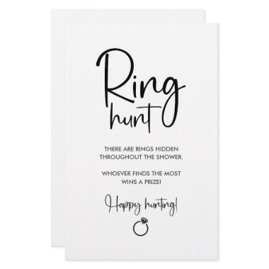 Elegant Modern Script | Ring Hunt Game Sing