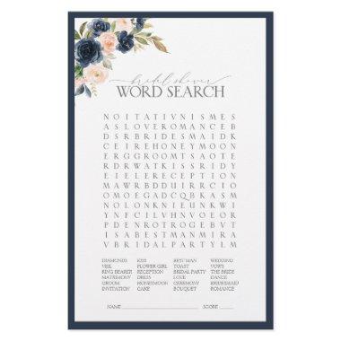 Elegant Navy Blue Blush Pink  Game