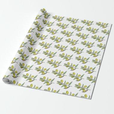 Elegant Olives Wrapping Paper