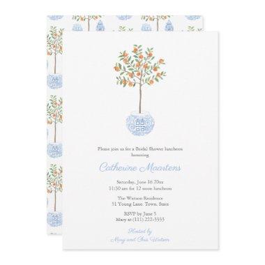 Elegant Orange Tree  Luncheon Party