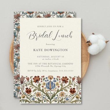 Elegant Ornamental Floral Bridal Shower Invitations