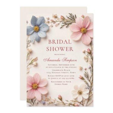 Elegant Pastel Pink Bohemian Flower