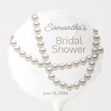 Elegant Pearl Necklace  Balloon