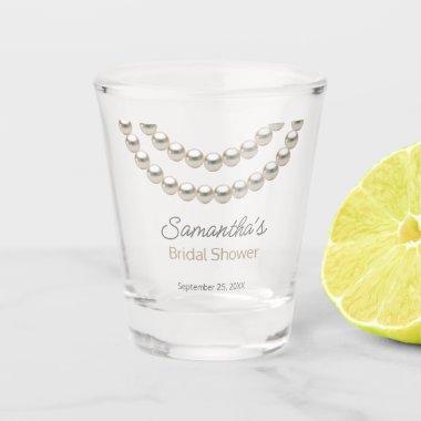 Elegant Pearl Necklace  Shot Glass