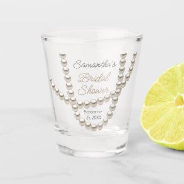 Elegant Pearl Necklace  Shot Glass