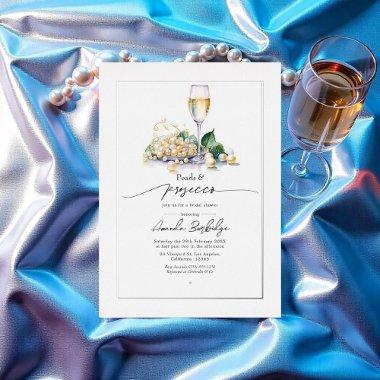 Elegant Pearls and Prosecco  Foil