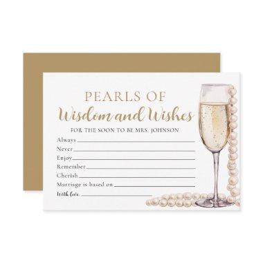 Elegant Pearls and Prosecco Pearls of Wisdom