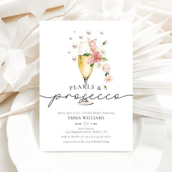 Elegant Pearls and Prosecco Pink
