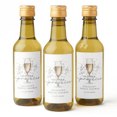 Elegant Pearls & Prosecco  Favor Wine Label