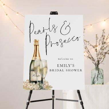 Elegant Pearls Prosecco Welcome to  Foam Board