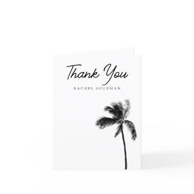 Elegant Personalized Palm Tree Thank You