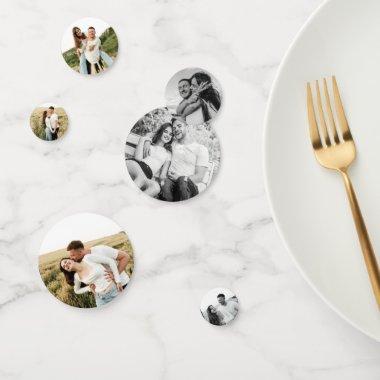 Elegant Personalized Unique Photo Wedding Confetti