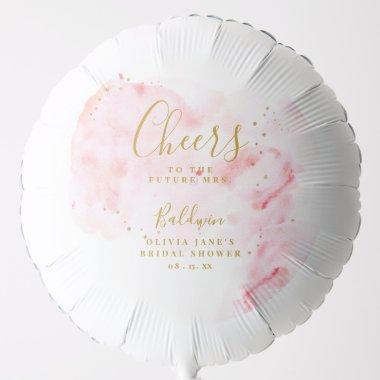 Elegant Pink And Gold  Balloon